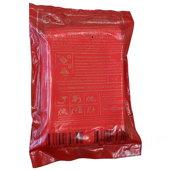 Полотно противопожарное ПП-600, размер 1,5х2 м, СТРОЙПОЖНАДЗОР, 00-00001086