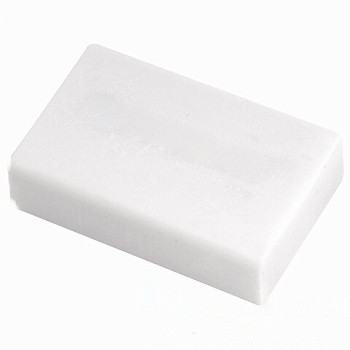 Ластик BRAUBERG, 26х17х7 мм, белый, прямоугольный, 221033