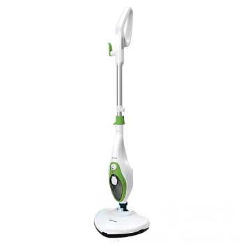 Паровая швабра KITFORT KT-1004-2, 1500 Вт, 1 бар, объем 0,35 л, зеленая