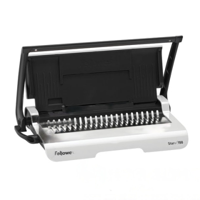 Переплетная машина для пластиковой пружины FELLOWES "STAR+", пробивавет до 15 листов, сшивает до 150 листов, FS-56275