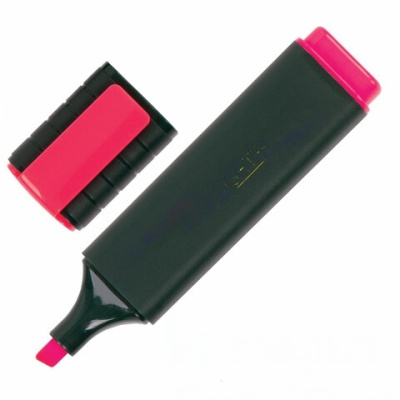 Текстовыделитель BRAUBERG "ORIGINAL", РОЗОВЫЙ, линия 1-5 мм, 151683