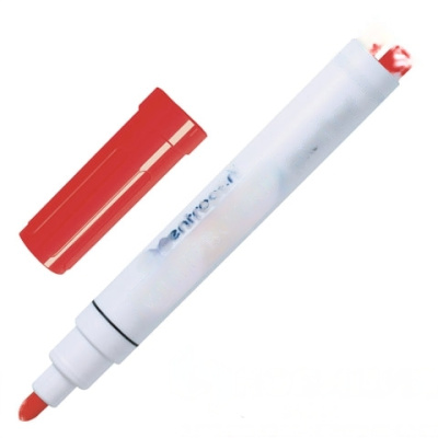 Маркер стираемый для белой доски КРАСНЫЙ, CENTROPEN "Dry-Wipe", 2,5 мм, 8559, 5 8559 0104