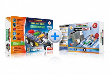 Набор электронного конструктора Arduino START + Вездеход Лидер 4х4