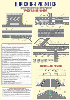 Стенд Дорожная разметка 0,7х1м