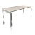 Стол прямоугольный на металлокаркасе, 1400х600х760 мм