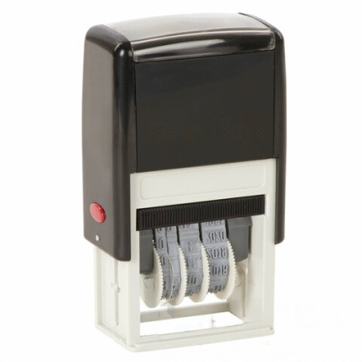 Датер-мини месяц цифрами, оттиск 22х4 мм синий, GRM 4820 BANK, 124361133