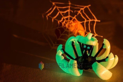 PLA Lumi пластик BestFilament 1,75 мм светящийся лимонный