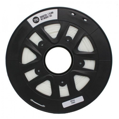 TPU пластик 1,75 SolidFilament белый 1 кг
