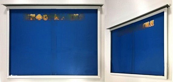 Стенд уличный с козырьком (магнитный), 1200х800 мм