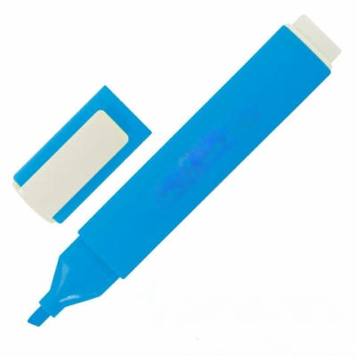 Текстовыделитель ЮНЛАНДИЯ "COLORSTAR", ГОЛУБОЙ, линия 1-4 мм, 151703