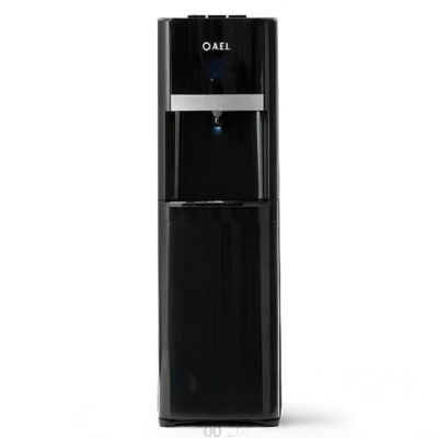 Кулер для воды AEL LC-AEL-809a, напольный, НАГРЕВ/ОХЛАЖДЕНИЕ КОМПРЕССОРНОЕ, бутыль снизу, 1 кран, чёрный, 00059