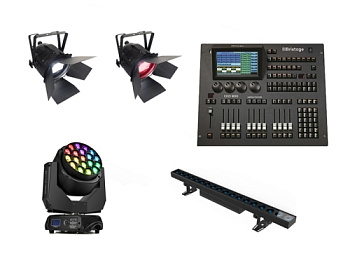 Система постановочного освещения (зал до 150 человек)