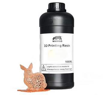 Фотополимерная смола Wanhao Resin оранжевый 1 л