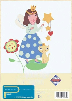 Заготовка из фанеры Принцесса эльфов для выпиливания лобзиком