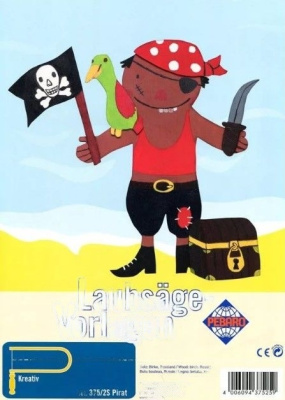 Заготовка из фанеры Веселый пират для выпиливания лобзиком