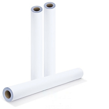 Рулон для плоттера, 420 мм х 175 м х втулка 76 мм, 80 г/м2, белизна CIE 146%, BRAUBERG, 110453