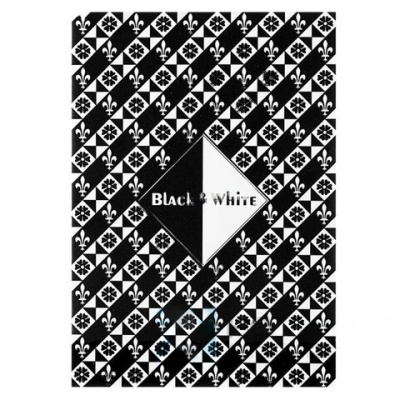 Папка для эскизов/планшет А4 210х297 мм, 30 листов, 2 цвета, 160 г/м2, твердая подложка, "Черный и белый", ПЛ-0304