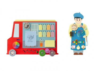 Набор бизибордов для изучения профессии "Художник"