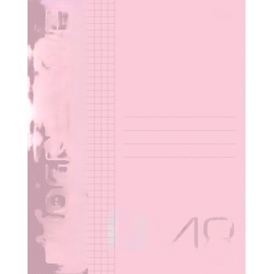 Тетрадь А5 48 л. HATBER скоба, клетка, обложка пластик, PROGRESSIVE Розовая, 48Т5В1
