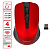 Мышь беспроводная SONNEN V99, USB, 1000/1200/1600 dpi, 4 кнопки, оптическая, красная, 513529