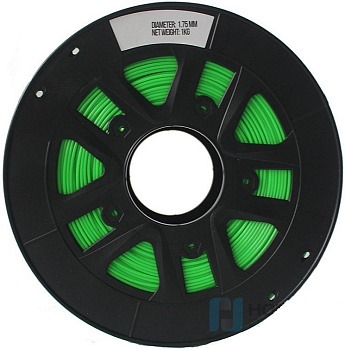 PETG 1,75 SolidFilament прозрачный зеленый 1 кг