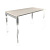 Стол прямоугольный на металлокаркасе, 1200х600х760 мм