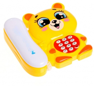 Музыкальный телефон Весёлый мишутка