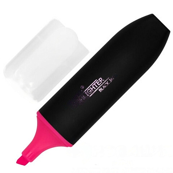 Текстовыделитель BRAUBERG "BLACK JACK", РОЗОВЫЙ, линия 1-5 мм, 151896