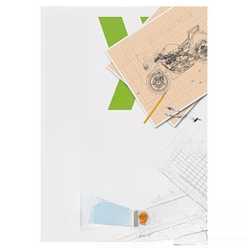 Бумага масштабно-координатная (миллиметровая), папка А4, оранжевая, 10 листов, 65 г/м2, STAFF, 113484