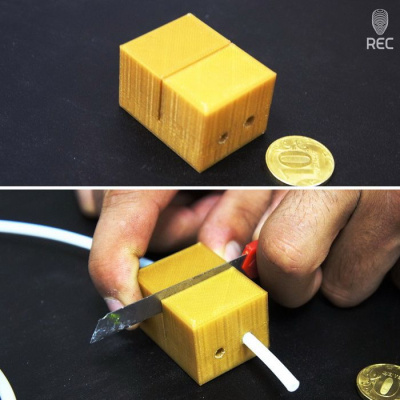 PLA пластик 1,75 REC золотой RAL1036 2 кг