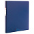 Папка с металлическим пружинным скоросшивателем BRAUBERG, картон/ПВХ, 35 мм, синяя, до 290 листов, 223187