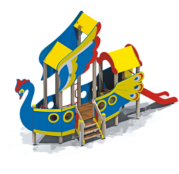 Детский игровой комплекс Летучий корабль