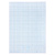 Бумага масштабно-координатная (миллиметровая), планшет А4, голубая, 20 листов, 80 г/м2, STAFF, 113490