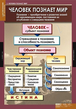 Комплект плакатов Обществознание 10-11 кл.