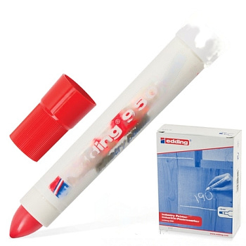 Маркер-паста для промышленной маркировки EDDING 950, КРАСНЫЙ, 10 мм, E-950/2