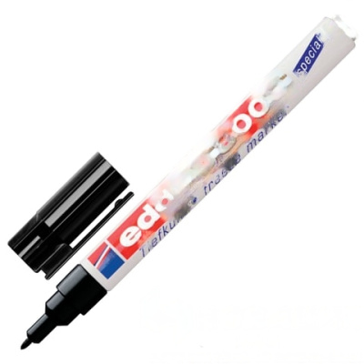 Маркер морозостойкий EDDING 8000, ЧЕРНЫЙ, до -25C, тонкий наконечник, 1 мм, E-8000/1