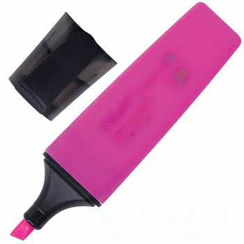 Текстовыделитель STAFF EVERYDAY, РОЗОВЫЙ, скошенный наконечник, 1-5 мм, 151641