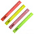 Линейка пластиковая 20 см, ПИФАГОР, прозрачная, неоновая, ассорти, 210605