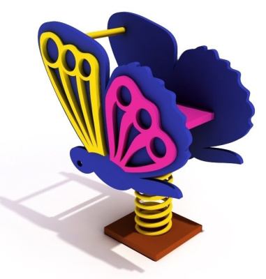 Качалка на пружине Бабочка, 850х460х860 мм