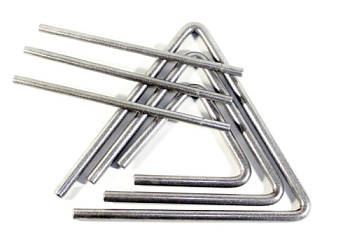 Набор музыкальных треугольников (10,15,20 см)