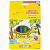 Карандаши цветные супермягкие ЮНЛАНДИЯ "ЭКЗОТИКА", 18 цветов, трехгранные, с раскраской, 181648