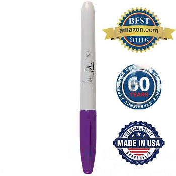 Маркер перманентный SHARPIE (США) ФИОЛЕТОВЫЙ, "Fine", круглый наконечник, 1 мм, 2025034
