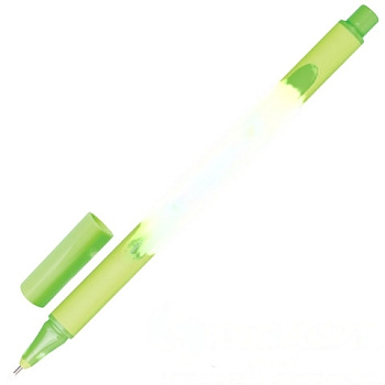 Ручка капиллярная (линер) SCHNEIDER (Германия) "Line-Up", НЕОНОВО-ЗЕЛЕНАЯ, трехгранная, линия письма 0,4 мм, 191063