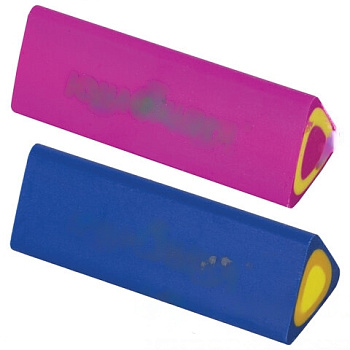 Ластик ЮНЛАНДИЯ "Candy", 44х15х15 мм, цвет ассорти, треугольный, 228725