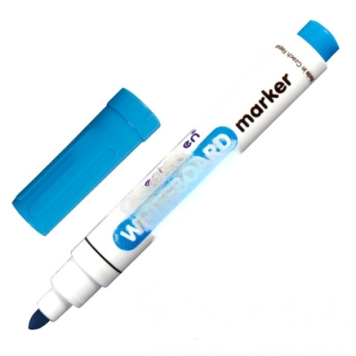 Маркер стираемый для белой доски СИНИЙ, CENTROPEN "Dry-Wipe", 2,5 мм, 8559, 5 8559 0117