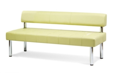 Диван трехместный офисный без подлокотников Берк