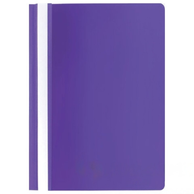 Скоросшиватель пластиковый STAFF, А4, 100/120 мкм, фиолетовый, 229237
