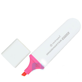 Текстовыделитель РОЗОВЫЙ CENTROPEN "Style", линия 1-4,6 мм, 6252, 4 6252 0153