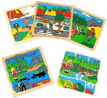 Развивающее дидактическое пособие-пазл Экология