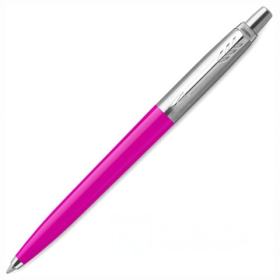 Ручка шариковая PARKER "Jotter Orig Magenta", корпус розовый, детали хром, блистер, синяя, 2075996